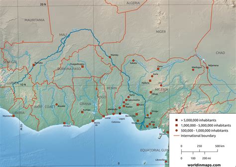 Challenges of Implementing MAP Map of the Niger River